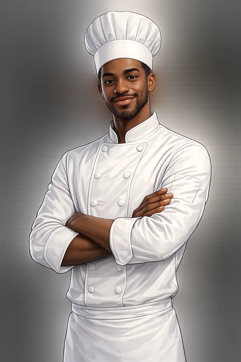 Le chef cuisinier de L'Eldorado Digital Academy