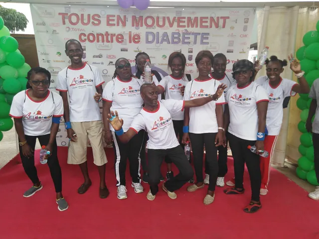 L'équipe de L'Eldorado, journée de sensibilisation au diabète