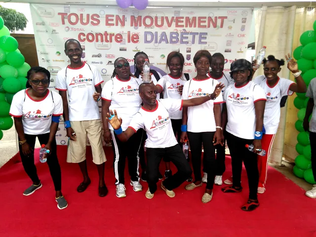 L'équipe de L'Eldorado, journée de sensibilisation au diabète